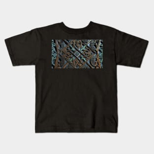 Artistic Metalwork Design Pattern Kids T-Shirt